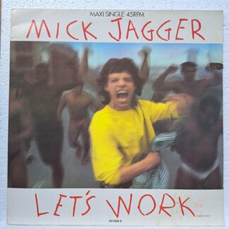 Mick Jagger – Let's Work (Dance Mix)   Disc VINIL maxi  VG VG+ (box8)