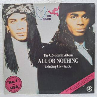 Milli Vanilli ‎– All Or Nothing – The U.S. Remix Album   Disc VINIL LP  VG+