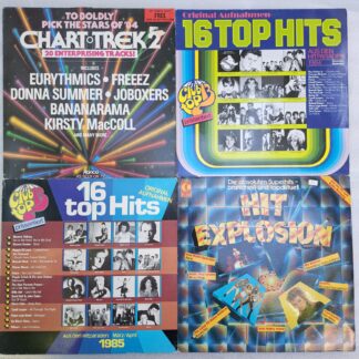 Modern Talking, Fancy, Billy Idol, Wham, Bananarama, Eurythmics, Talk Talk, Tina Turner,Alice Kim Wilde, Gombay Dance Band, Rocci E Poveri  4 Compilatii Disc VINIL LP VG VG+ (box6:4)