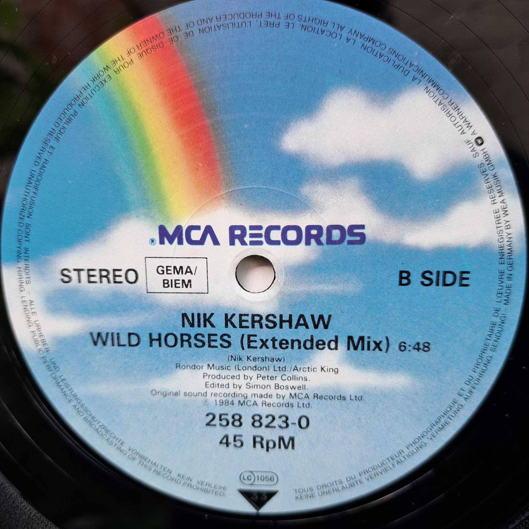 Nik Kershaw – When A Heart Beats Disc VINIL MAXI VG+ (box8) - imagine 2