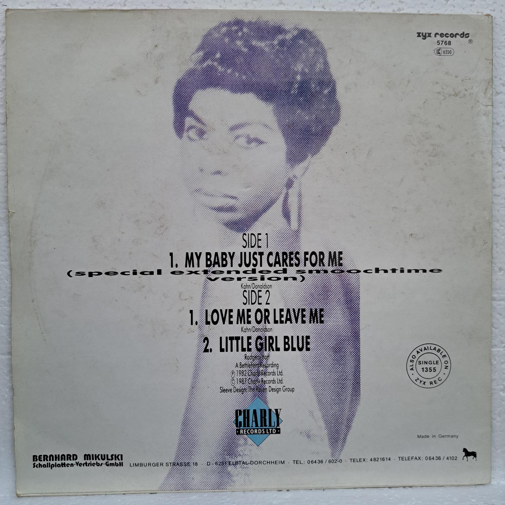 Nina Simone – My Baby Just Cares For Me Disc VINIL maxi VG+ (box8) - imagine 2
