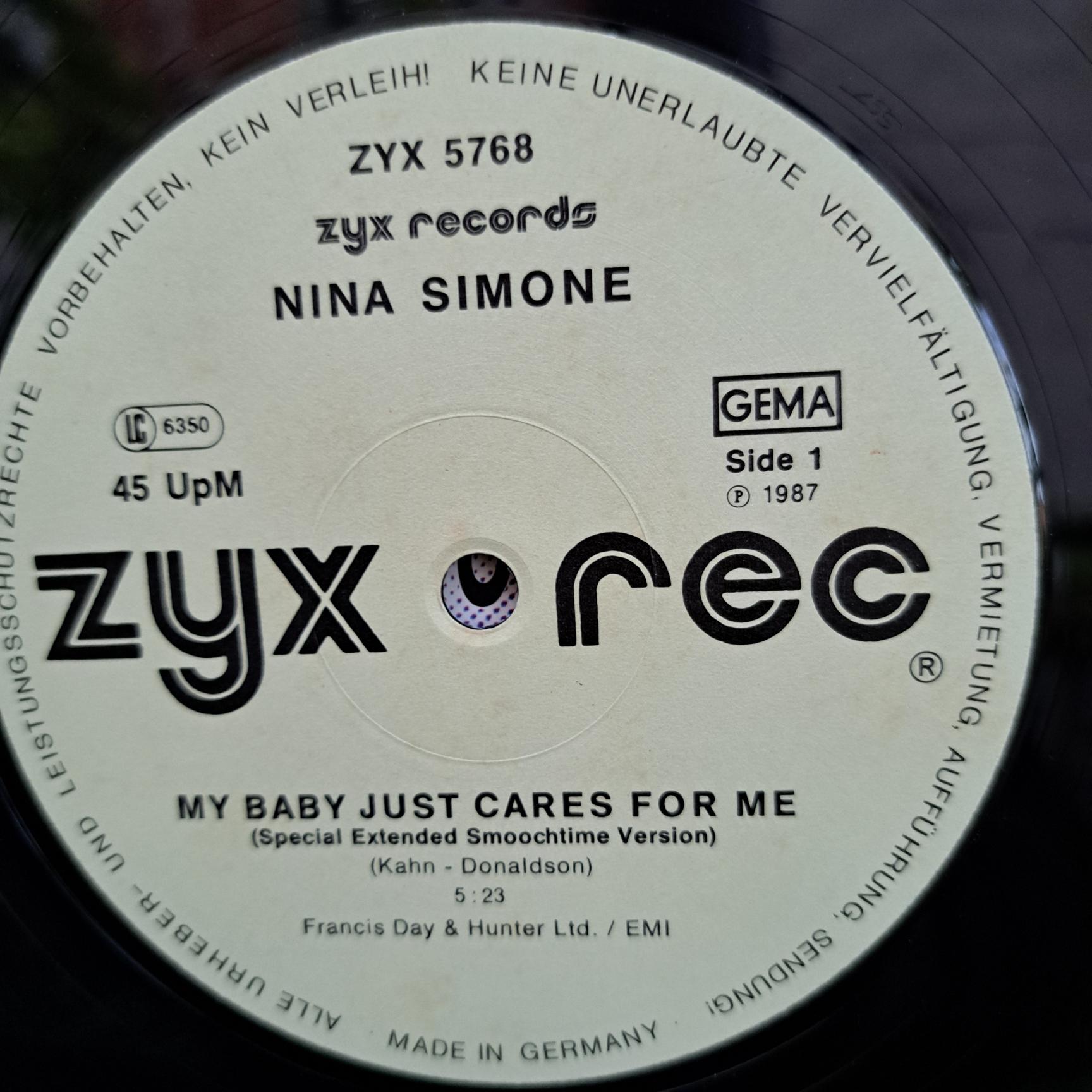 Nina Simone – My Baby Just Cares For Me Disc VINIL maxi VG+ (box8) - imagine 3
