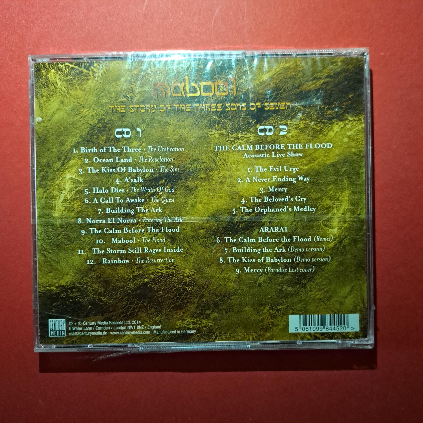 Orphaned Land – Mabool - The Story Of The Three Sons Of Seven CD audio - imagine 2