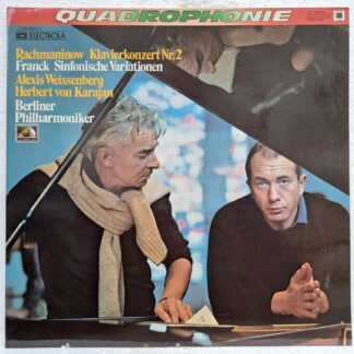 Rachmaninow / Franck - Berliner Philharmoniker, Alexis Weissenberg, Herbert von Karajan – Klavierkonzert Nr. 2 / Sinfonische Variationen  Disc VINIL LP VG+ (box5)