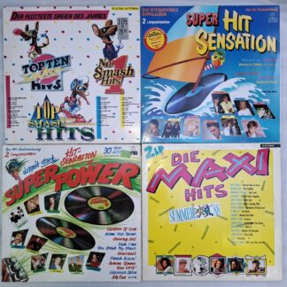 Radiorama - Erasure - Alphaville - Nick Kamen - Off - Bad Boys Blue - UB40 - Sandra - Modern Talking - C C Catch - muzica anilor 80 4 Compilatii 8 Discuri VINIL LP VG VG+ (box6:1)