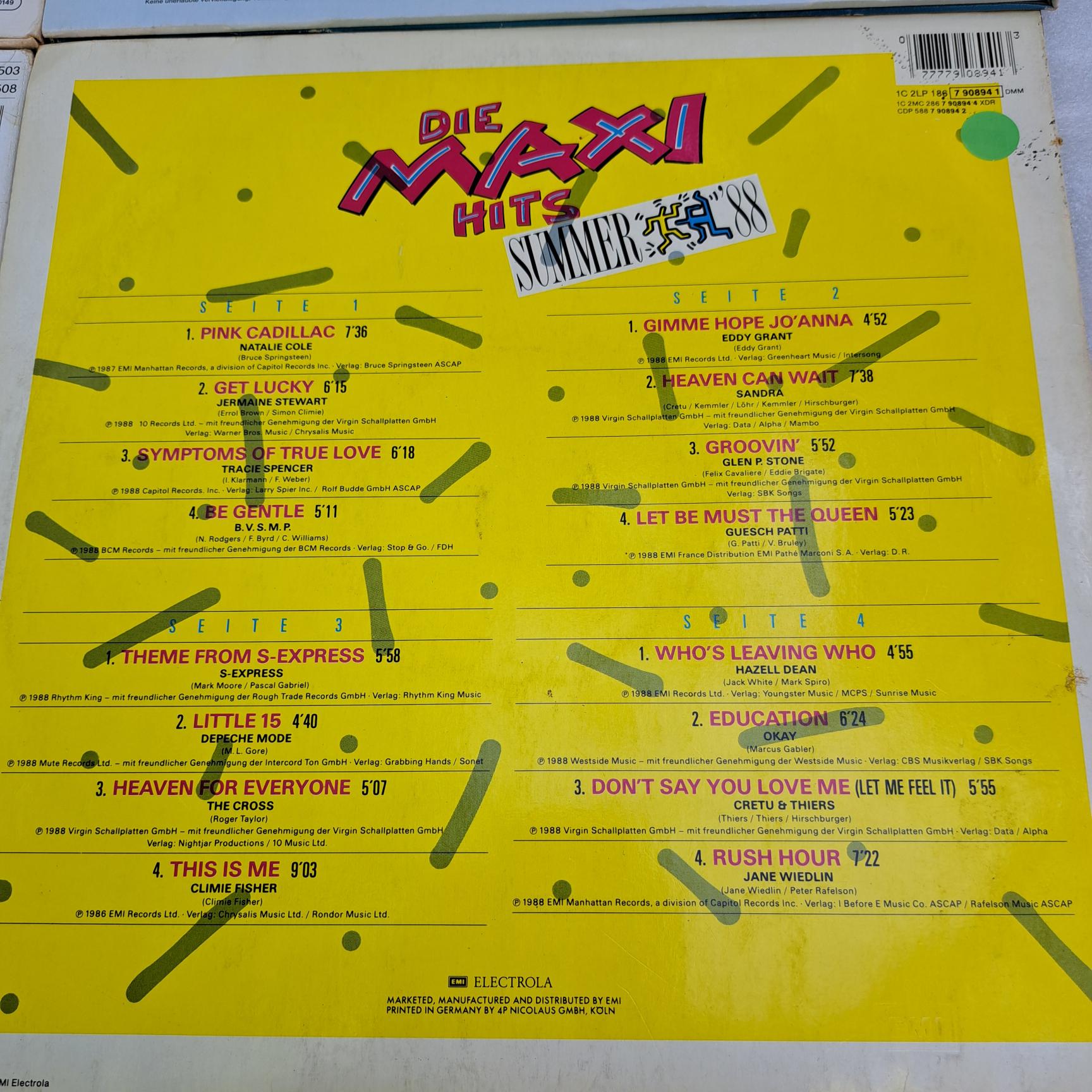 Radiorama - Erasure - Alphaville - Nick Kamen - Off - Bad Boys Blue - UB40 - Sandra - Modern Talking - C C Catch - muzica anilor 80 4 Compilatii 8 Discuri VINIL LP VG VG+ (box6:1) - imagine 4