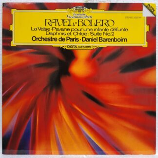 Ravel · Orchestre De Paris · Daniel Barenboim – Bolero (La Valse · Pavane Pour Une Infante Défunte · Daphnis Et Chloé: Suite No. 2)  Disc VINIL LP  VG+ (box5)