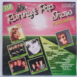 Ronny’s Pop Show (24 Super Chart Hits) Disc VINIL 2LP VG VG+   Depeche Mode, Falco, Europe, Mike Mareen Mike Mareen, Sinitta, Belinda Carlisle, Berlin, Rod Steward