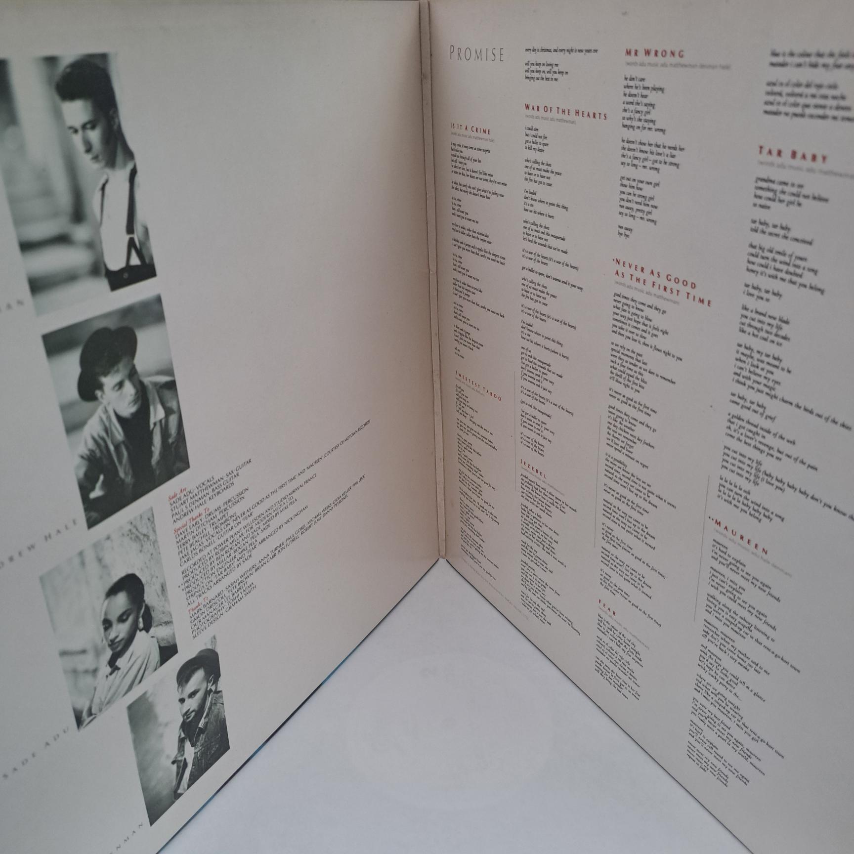 Sade – Promise Disc VINIL LP VG VG+ (box7) - imagine 4