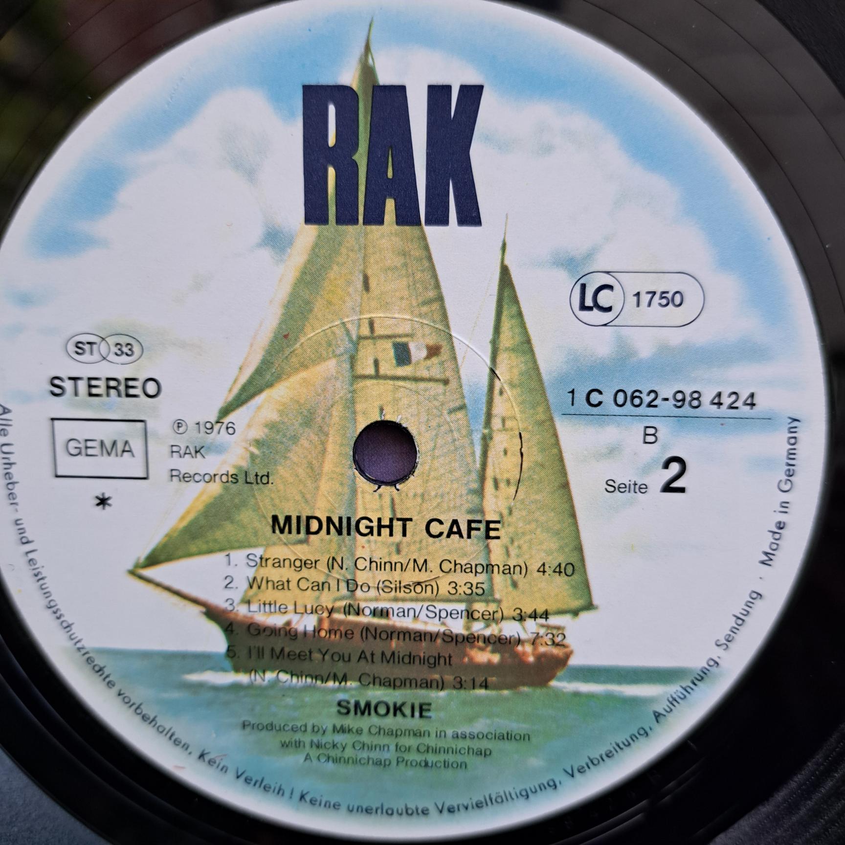Smokie – Midnight Café Disc VINIL LP VG (box8) - imagine 2