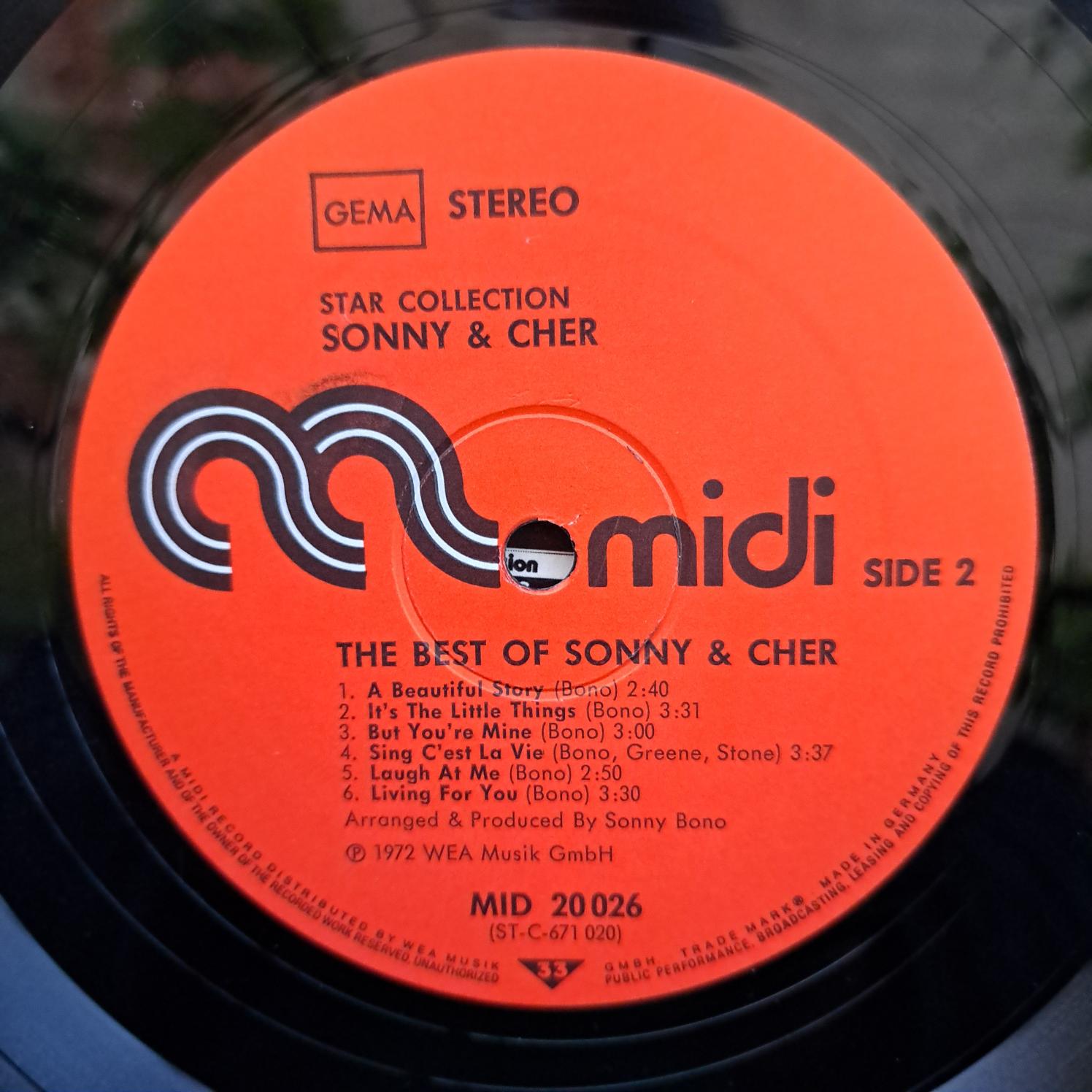 Sonny & Cher – The Best Of Sonny & Cher Disc VINIL LP VG (box4) - imagine 3