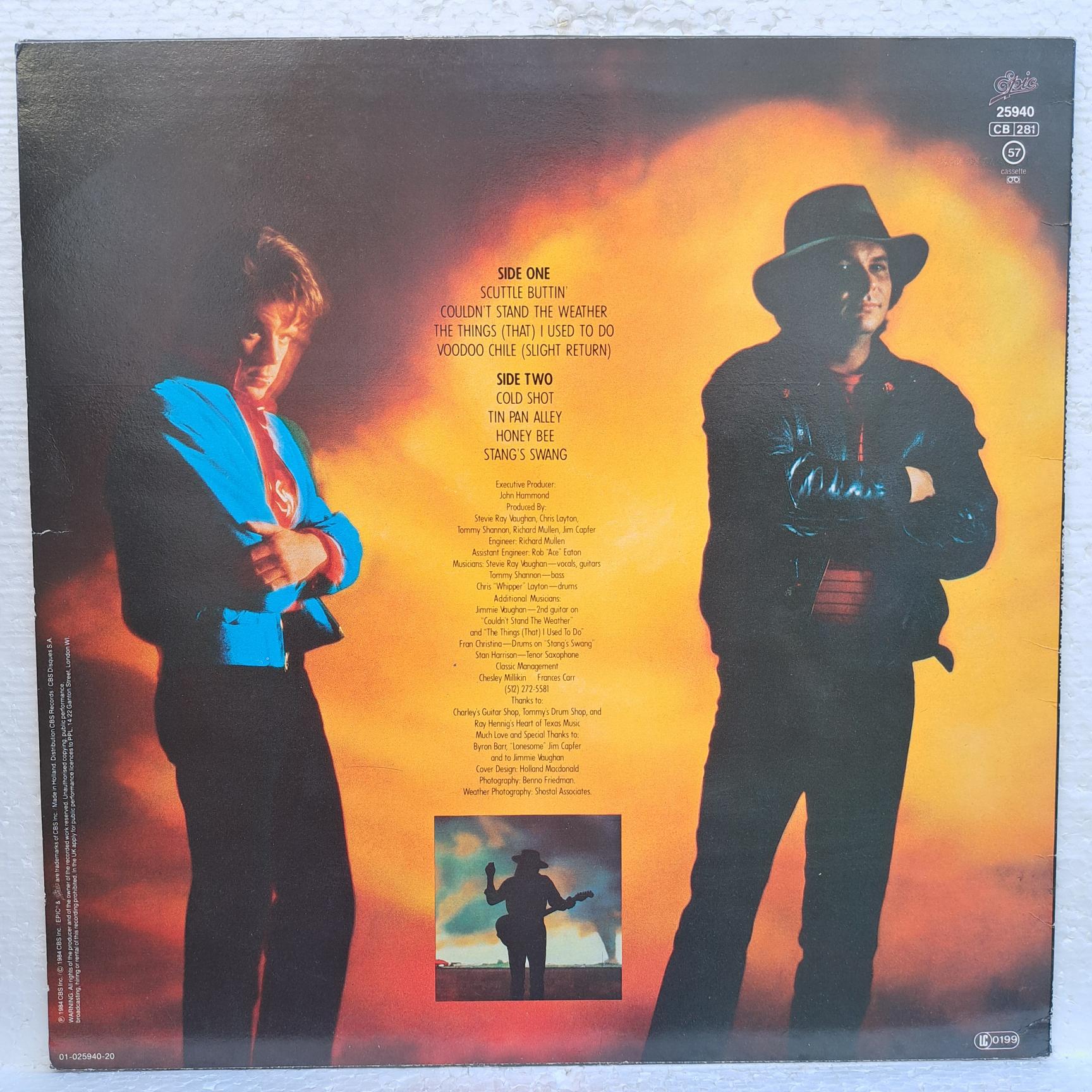 Stevie Ray Vaughan And Double Trouble – Couldn't Stand The Weather Disc VINIL LP VG+ (box3) - imagine 2