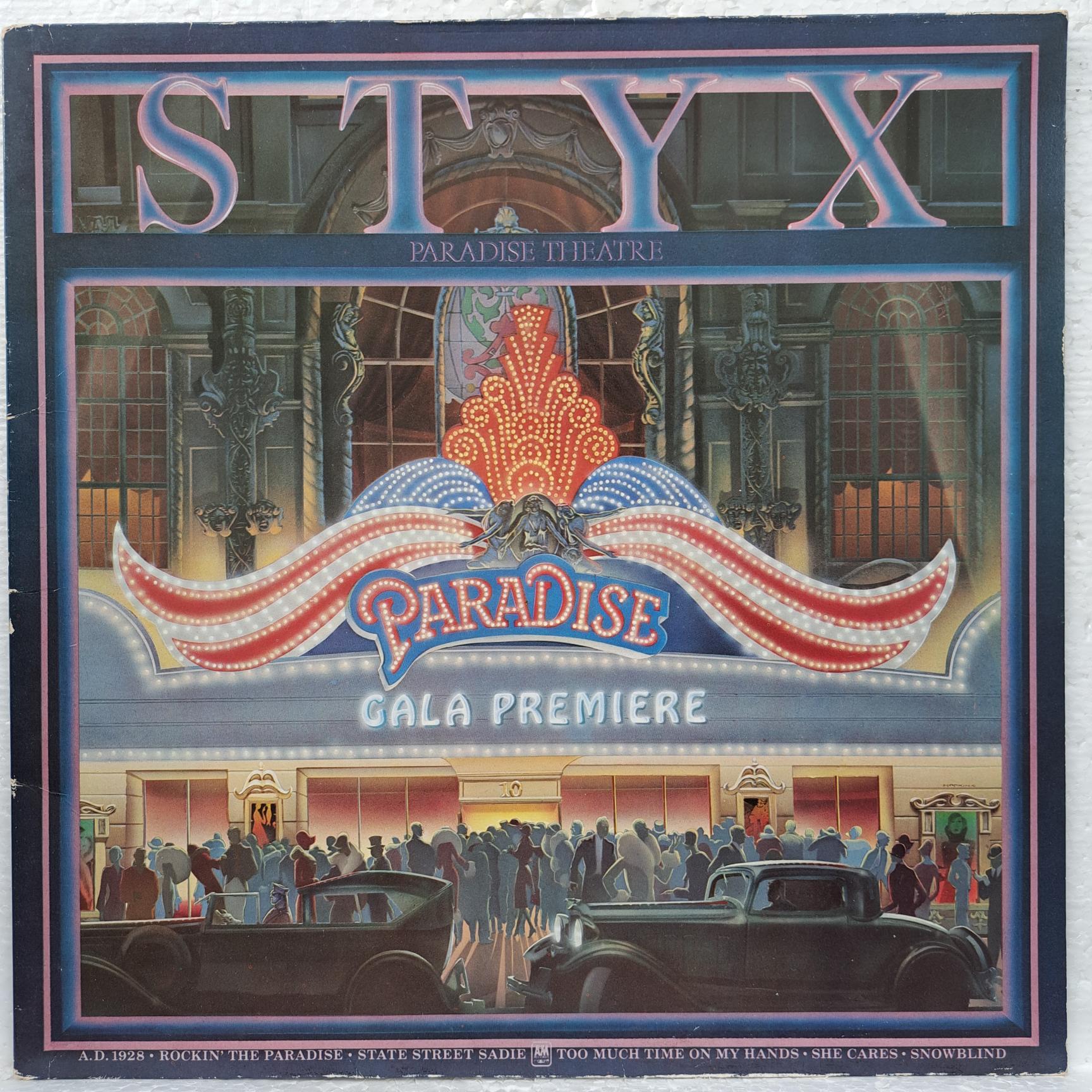 Styx – Paradise Theatre Disc VINIL LP VG+ (box4)