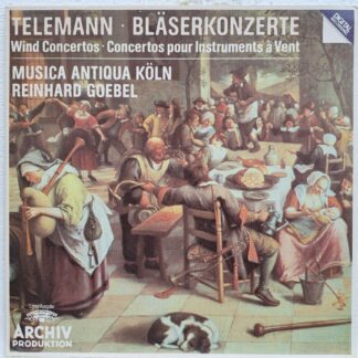 Telemann*, Musica Antiqua Köln, Reinhard Goebel – Bläserkonzerte = Wind Concertos = Concertos Pour Instruments À Vent   Disc VINIL LP  VG+ (box5)