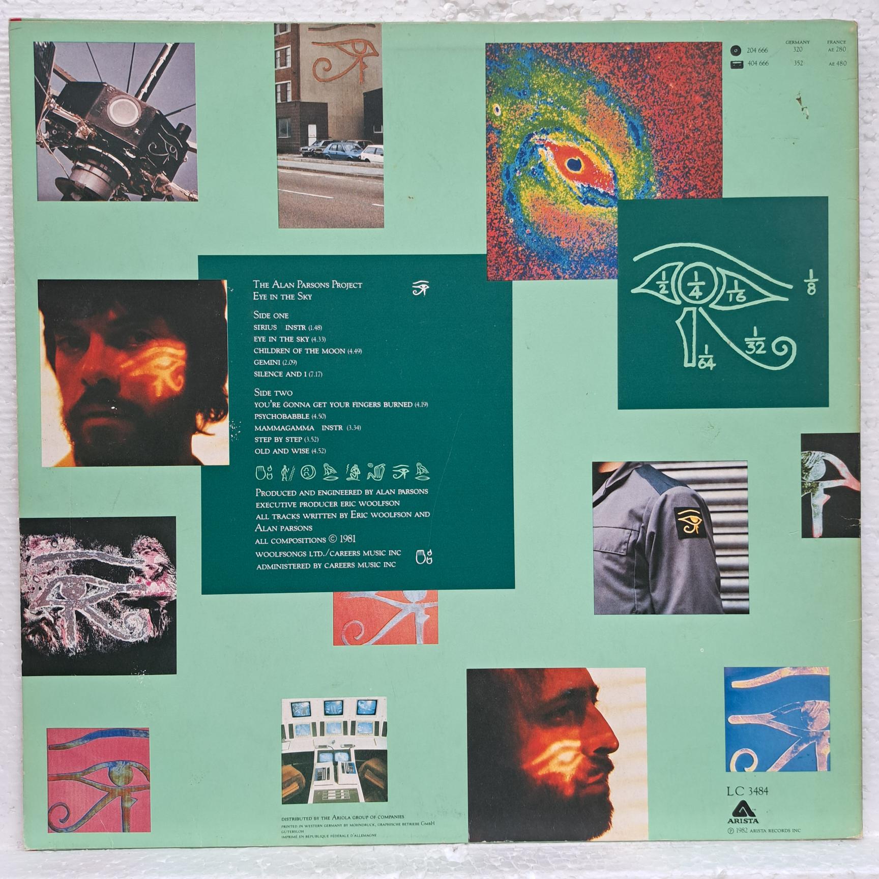 The Alan Parsons Project – Eye In The Sky Disc VINIL LP VG VG- (Repostat) - imagine 3