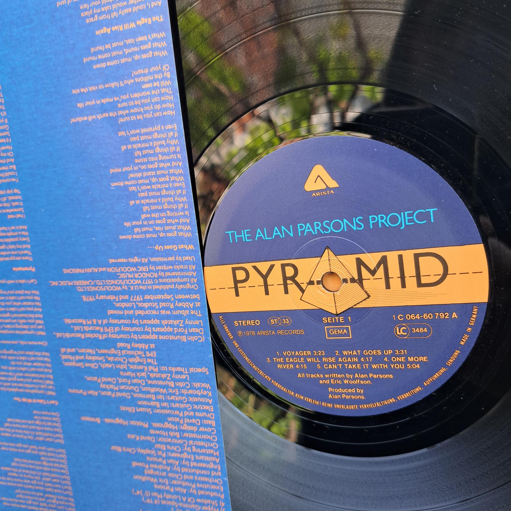The Alan Parsons Project – Pyramid - Disc VINIL LP VG VG+ (SP) - imagine 2