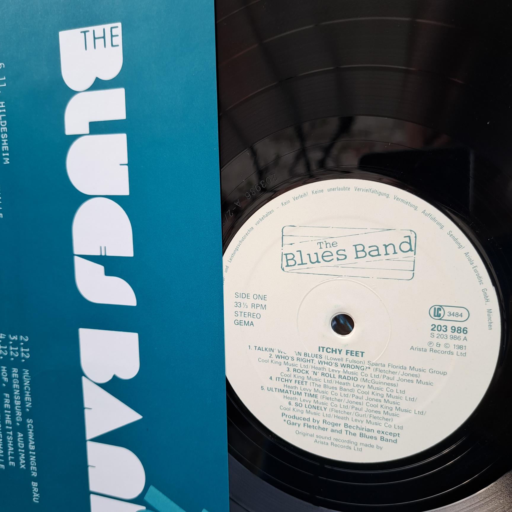 The Blues Band – Itchy Feet Disc VINIL LP VG+ (REPOSTAT) - imagine 2