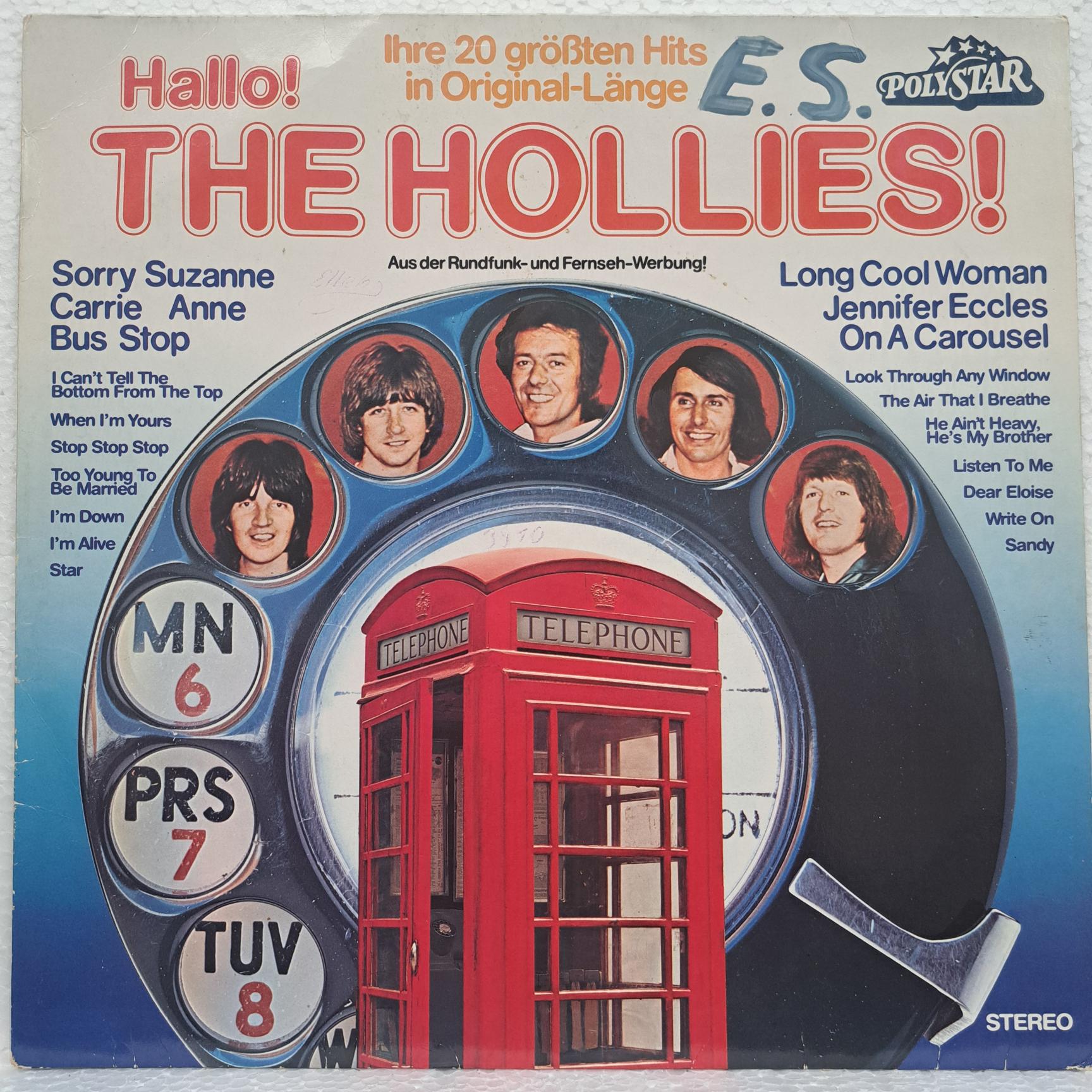 The Hollies – Hallo! The Hollies! Disc VINIL LP VG VG+ (box7)