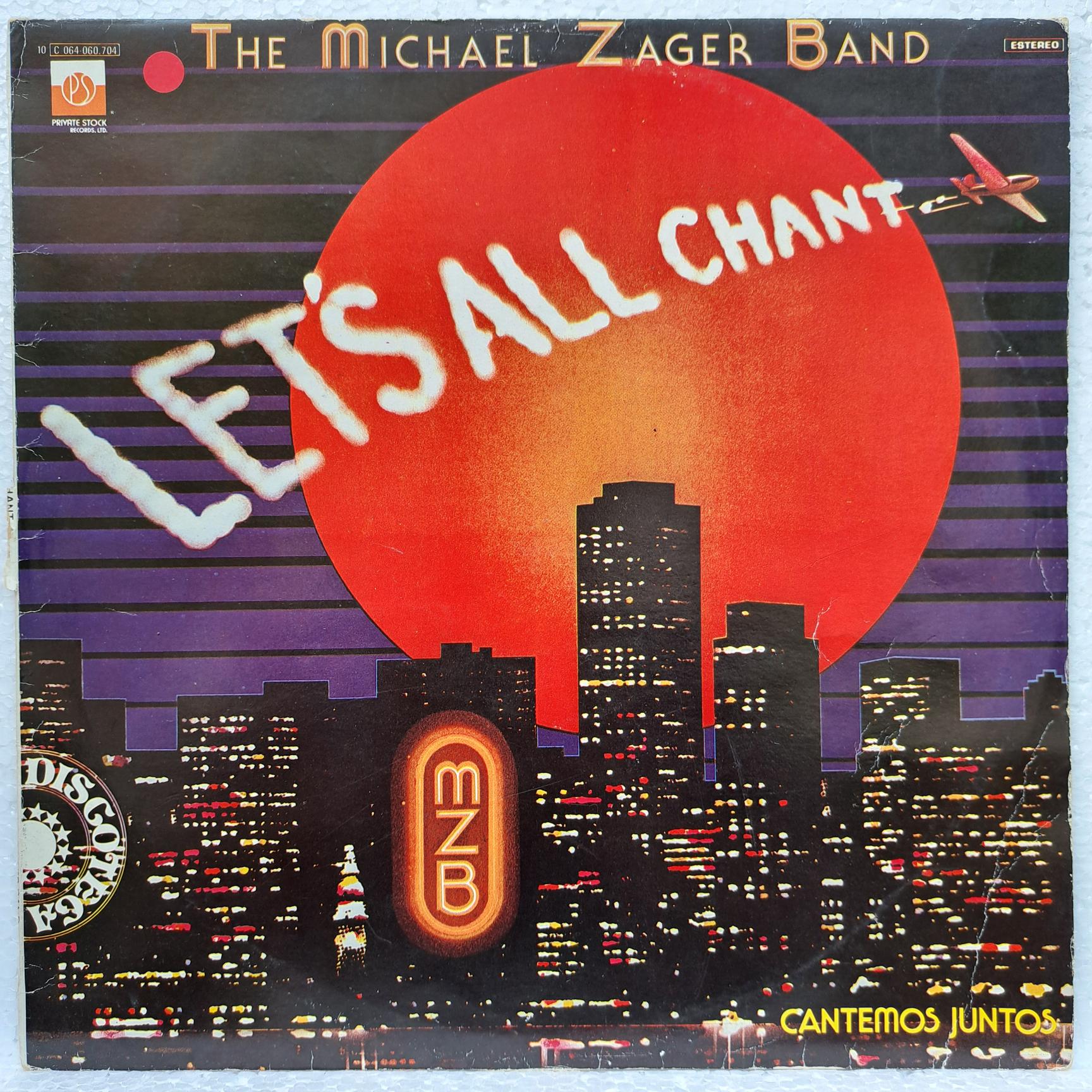 The Michael Zager Band – Let's All Chant Disc VINIL LP VG o mica urma ... vezi poza (box4)