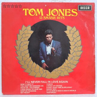Tom Jones – 13 Smash Hits   Disc VINIL LP VG VG- (box4)