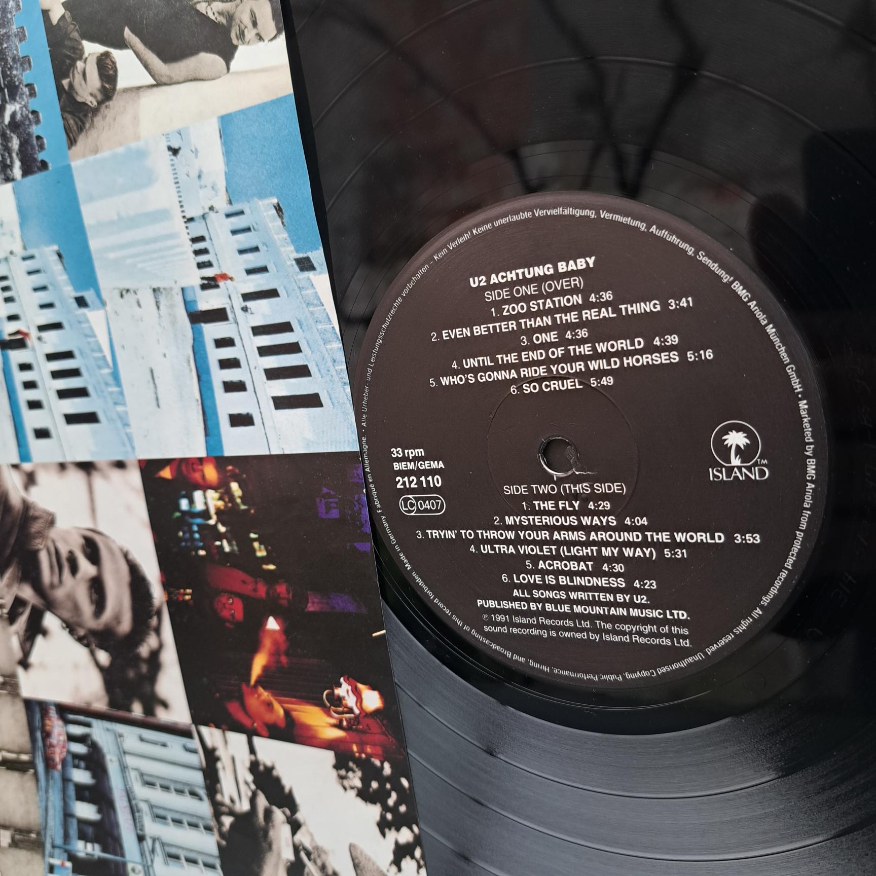 U2 – Achtung Baby Disc VINIL LP VG VG+ (box5) - imagine 3
