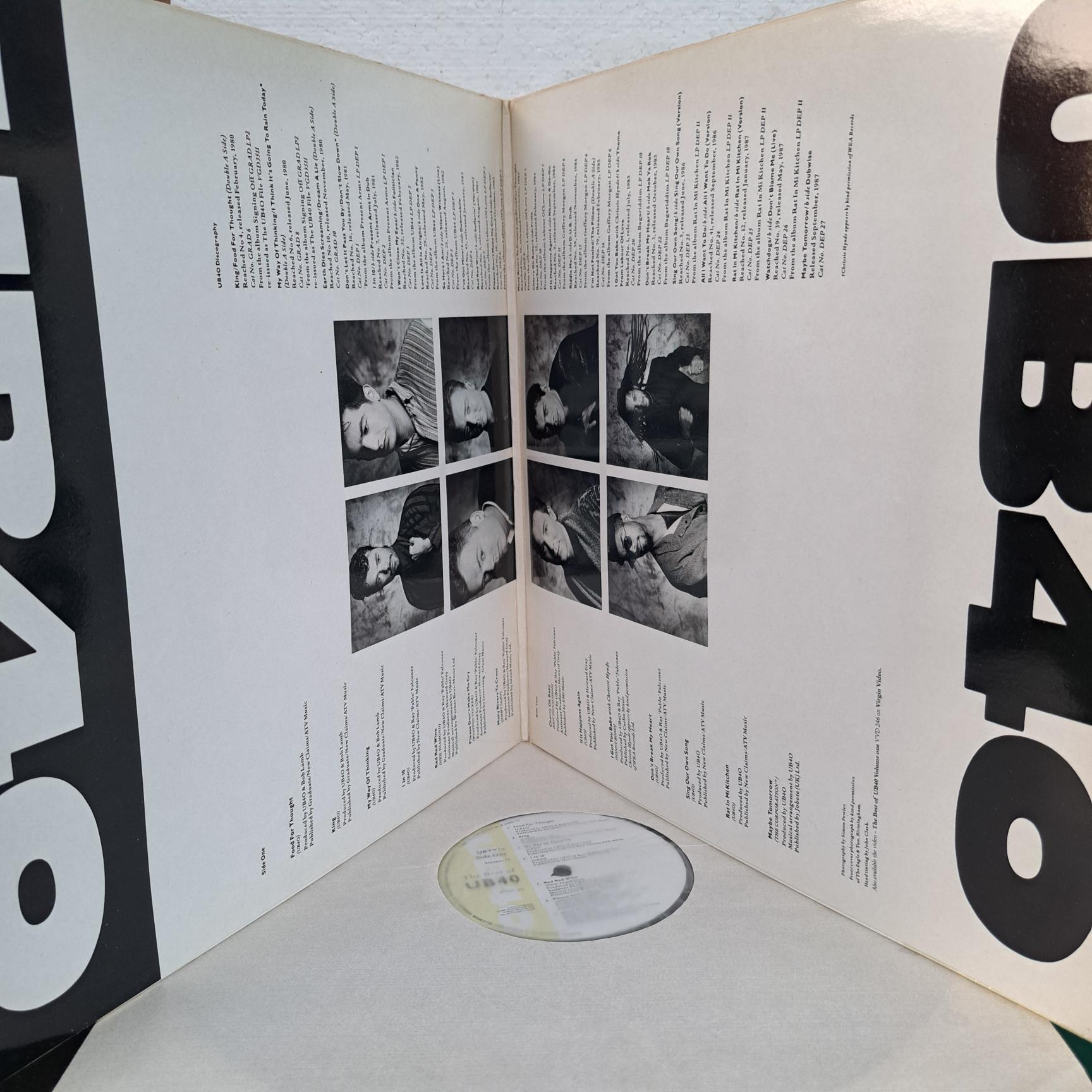 UB40 – The Best Of UB40 - Volume One Disc VINIL LP VG (REPOSTAT) - imagine 2