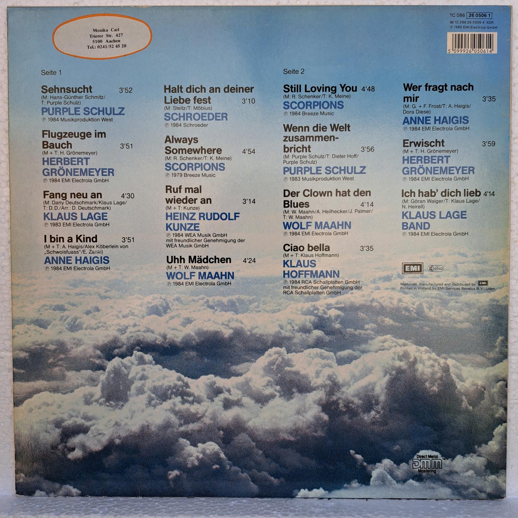 Various – Sehnsucht Disc VINIL LP VG+ (box8) - imagine 3