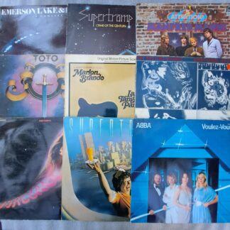 Abba - Deep Purple - Supertramp - Toto - Emerson lake P. - Rolling S. ....  Disc VINIL LP VG VG -  (box8:1)   LOT 9 ALBUME