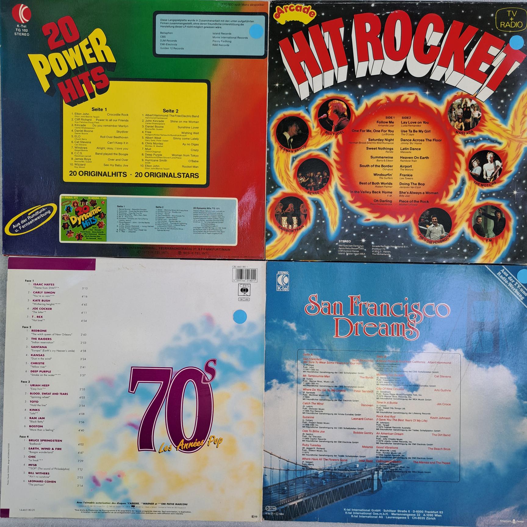 5 Discuri VINIL LP VG (Box 9:3) Elton John, Joe Cocker, Santana, Chic, La Bionda, Cliff Richard, Daniel Boone, Kincade, T rex, Cat Stevens, The Beach Boys - imagine 5