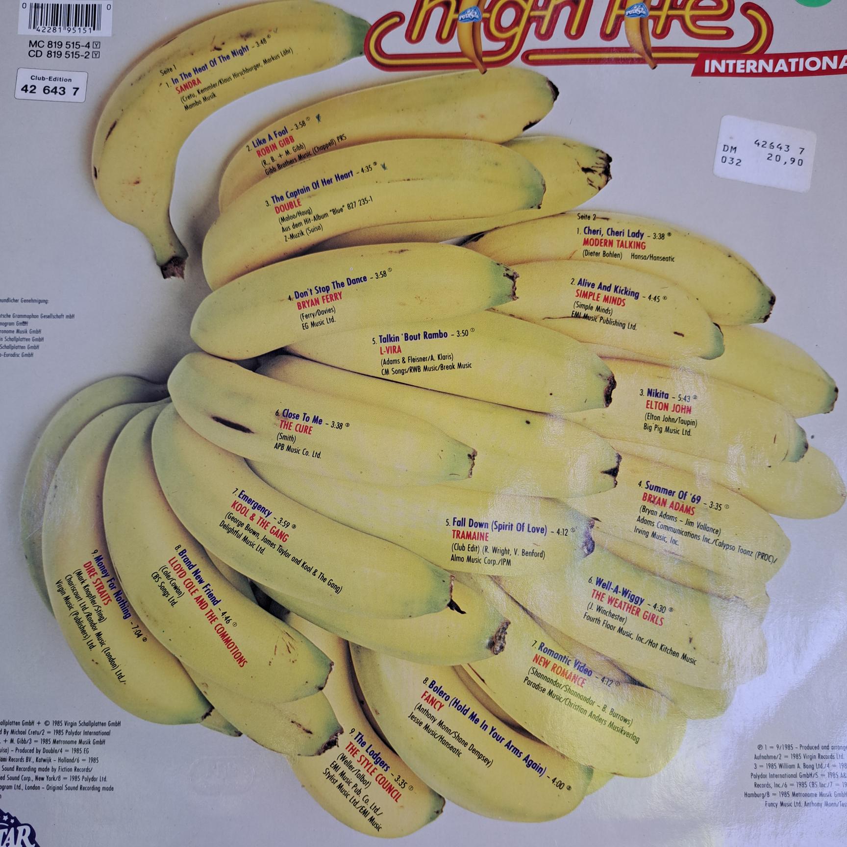 6 Discuri VINIL LP VG VG+ (Box 9:5) Bryan Adams, Elton John, Modern Talking, Double, Dire Straits, Fancy, Savage, George Michael, Chris Rea, Pink Project, UB 40, Laid Back - imagine 4