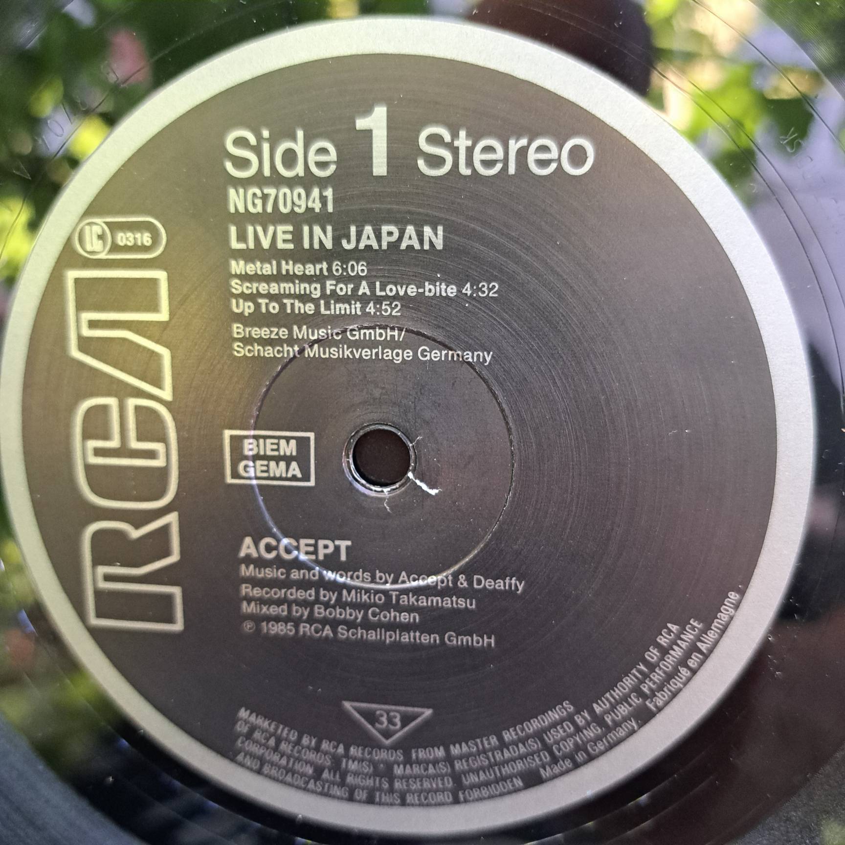 Accept – Kaizoku-Ban – Disc VINIL LP VG VG+ (box5) - imagine 2