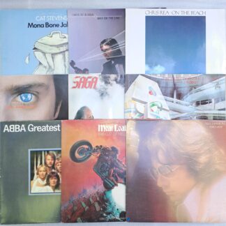 Chris Rea - Cat Stevens - Jean Michel J - Abba - Saga - Neil Diamonds   Disc VINIL LP VG VG+  (box7:2)  LOT 9 ALBUME