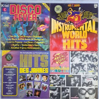 Disco Fever, Instrumental World Hits, Hits Des Jahres, Spider Murphi Gang - 4 COMPILAȚII Discuri VINIL LP VG+ (Box 9:1) Albano&Romina Power, Boney M, Smokie, Bonnie Tyler, Rags, Rose Royce, Falco, Nicole