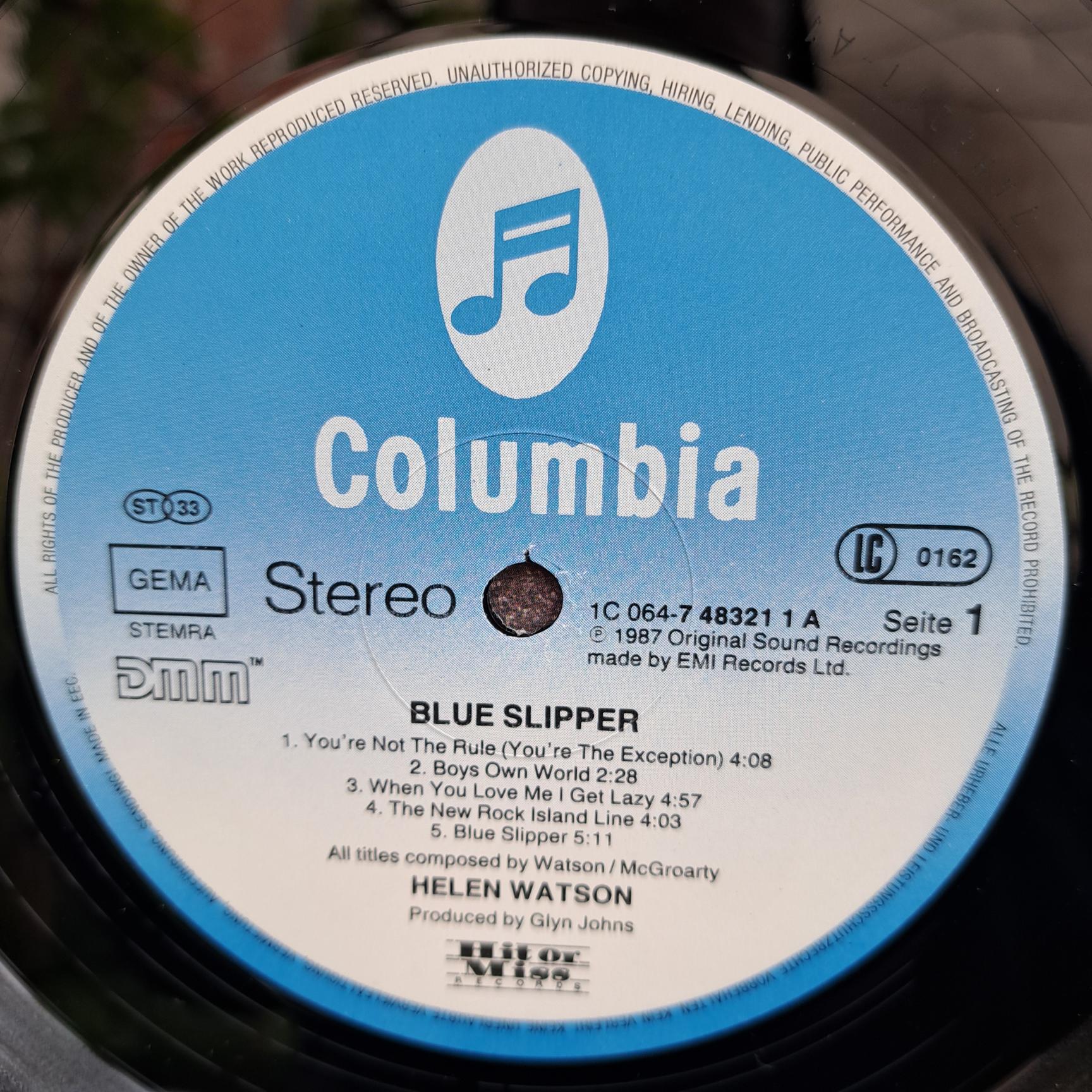 Helen Watson – Blue Slipper Disc VINIL LP VG+ (box6) - imagine 2