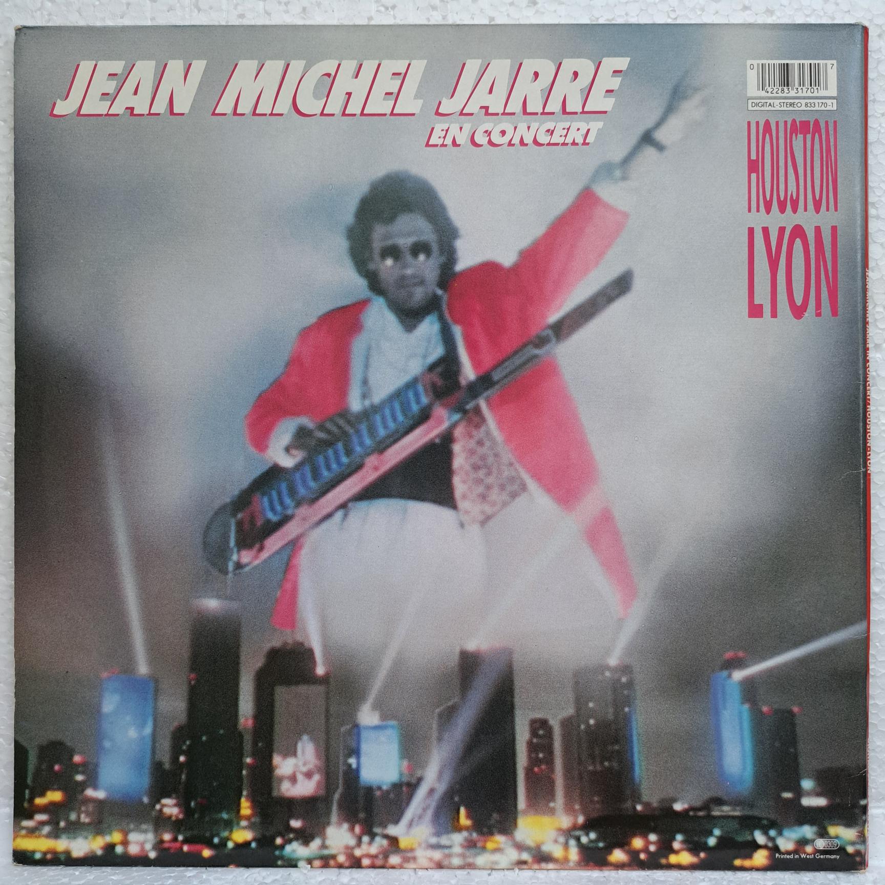 Jean Michel Jarre – In Concert / Houston-Lyon Disc VINIL LP VG+ (REPOSTAT) - imagine 3