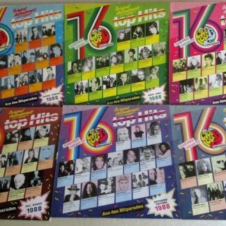 LOT 6 DISC Vinil LP VG VG+ Top Hits 1988 ABC, Modern Talking, Bee Gees, Samantha Fox, Pet Shop Boys, Chris Norman, Depeche Mode, Fletwood Mac