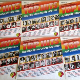 LOT 6 DISC Vinil LP VG VG+ Top Hits 1989 Roxette, Bee Gees, Milli Vanilli,  Alan Price, Samantha Fox, Smokie, Sandra