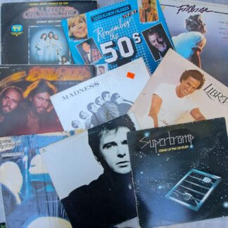 Peter Gabriel - Supertramp - Madnees - Bee Gees - Julio Iglesias  ...Disc VINIL LP G VG-  (box8:3) LOT 9 ALBUME
