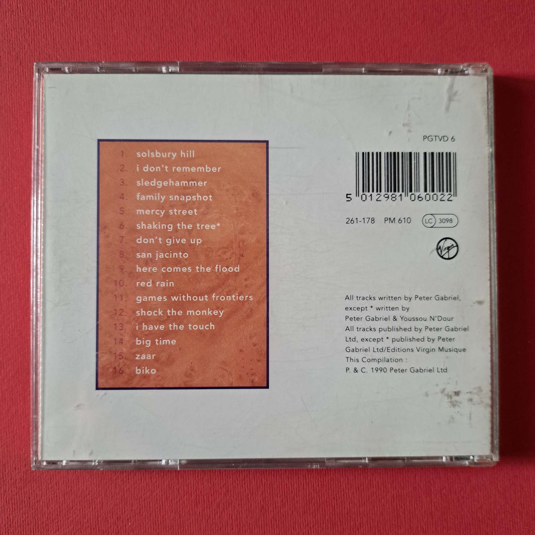 Peter Gabriel – Shaking The Tree: Sixteen Golden Greats - CD audio (C3) - imagine 3
