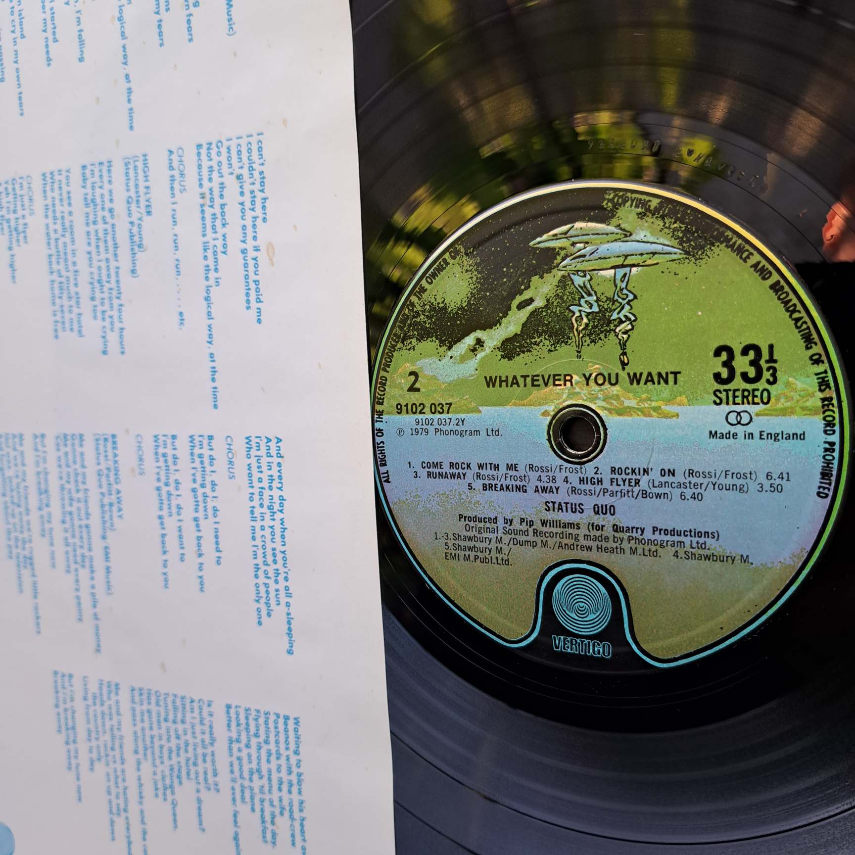 Status Quo – Whatever You Want Disc VINIL LP VG VG+ (box2) - imagine 3