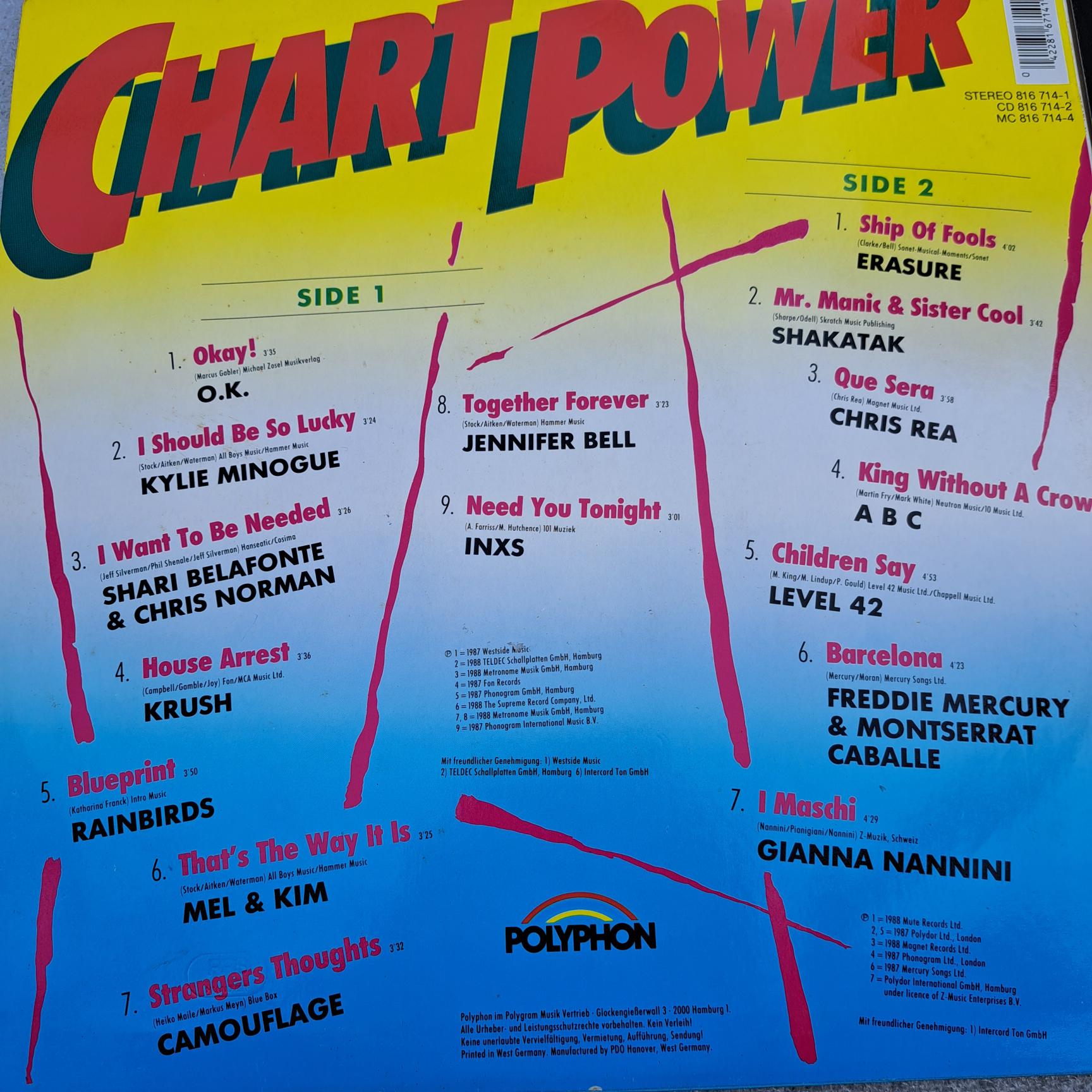 Queen, Samantha Fox, Pet Shop Boys, Jeannie, Sandra, Simple Minds, Chris Rea, ABC- 4 COMPILAȚII Discuri VINIL LP VG VG+ (lot1:2) - imagine 4