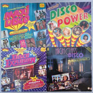 Boney M, Matt Bianco, Alan Sorrenti, Chic, Round One, La Bionda, Amanda Lear- 4 COMPILAȚII Discuri VINIL LP VG, VG VG+, VG+ (lot1:4)