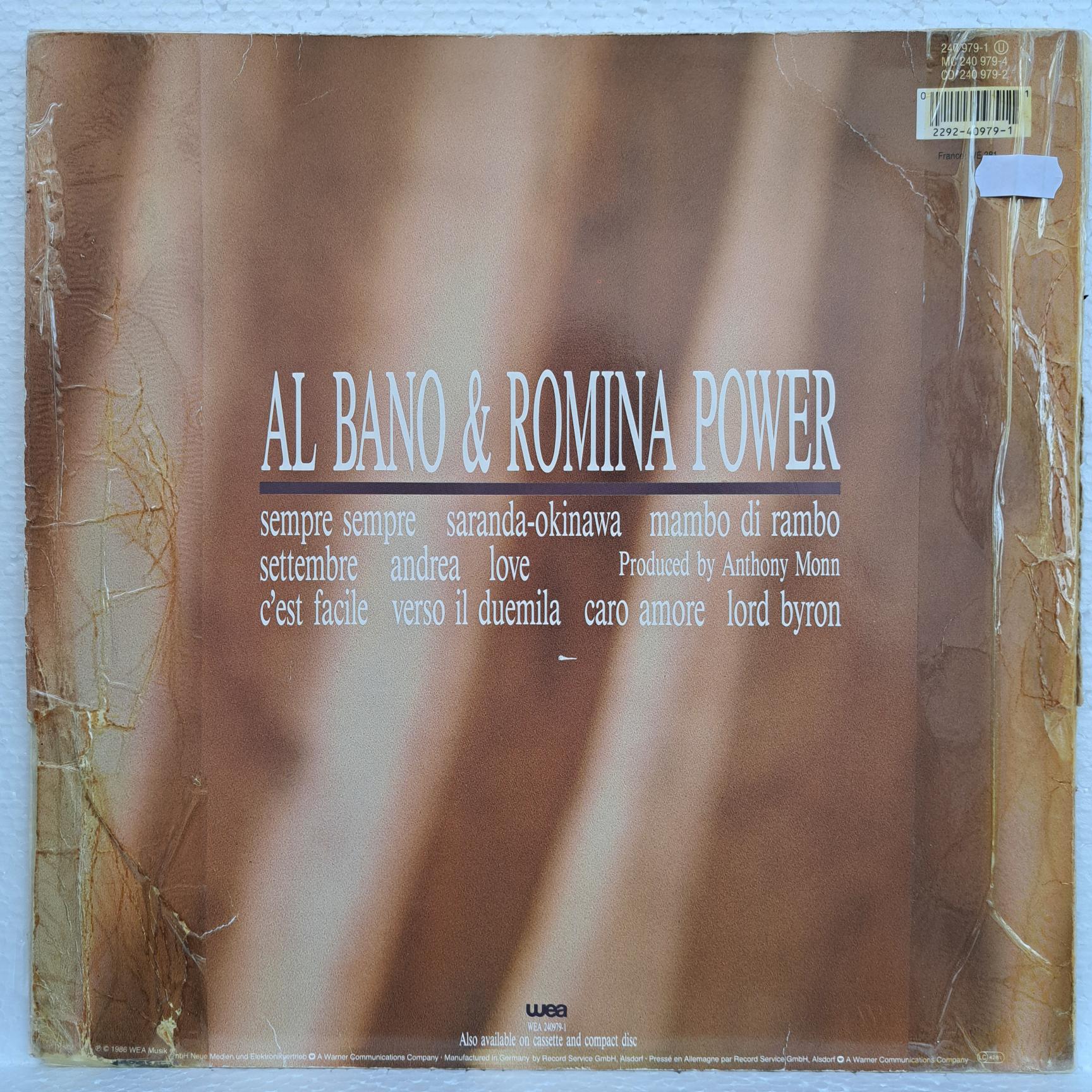 Al Bano & Romina Power – Sempre Sempre Disc VINIL LP VG VG- - imagine 3