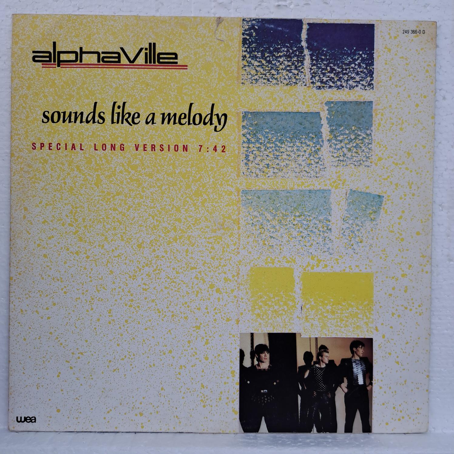 Alphaville – Sounds Like A Melody (Special Long Version) Disc VINIL maxi VG VG- - imagine 3