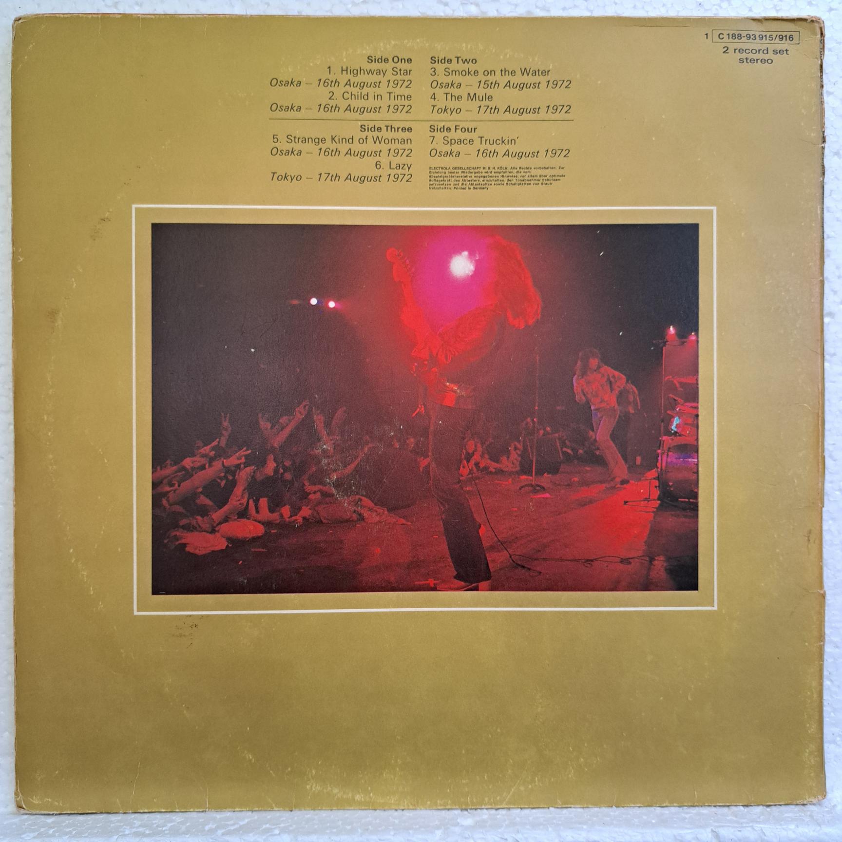 Deep Purple – Made In Japan Disc VINIL 2LP VG+ (BOXB) - imagine 4
