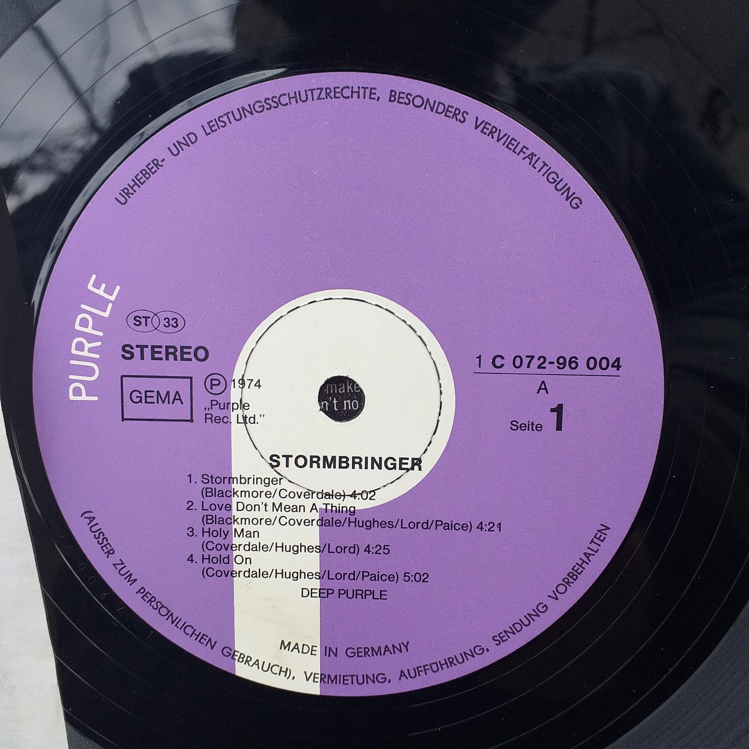 Deep Purple – Stormbringer Disc VINIL LP VG+ - imagine 2