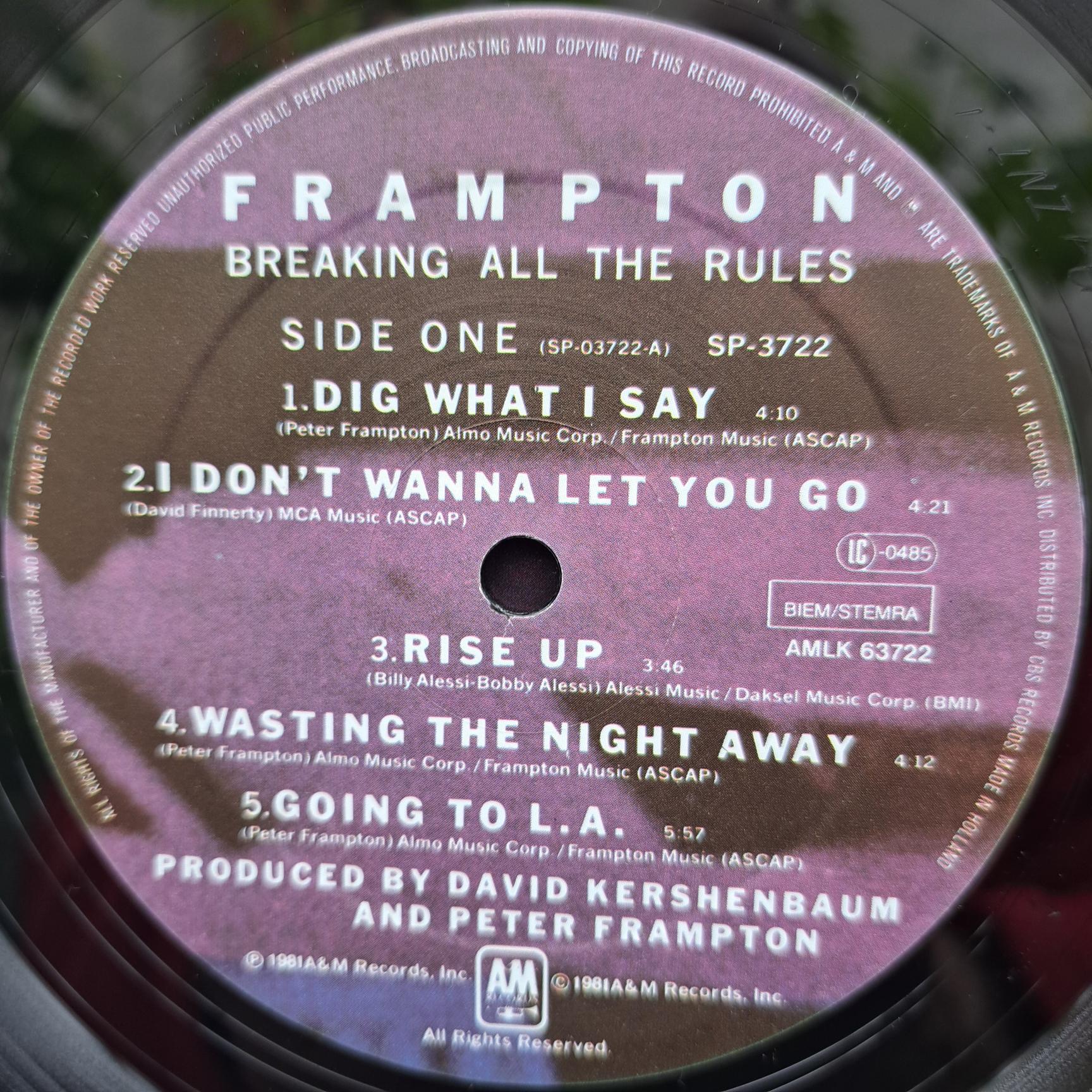 Frampton – Breaking All The Rules - Disc VINIL LP VG+ (box1) - imagine 3