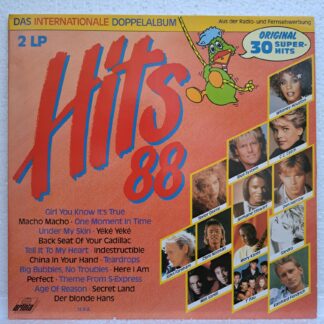 Hits '88 - Das Internationale Doppelalbum - Whitney Houston, Milli Vanilli, C. C. Catch, Bad Boys Blue – 2 x Disc VINIL LP VG+