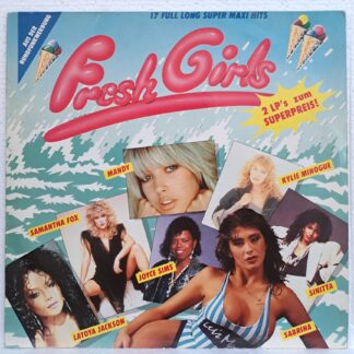 Kylie Minogue - The Three Degrees - Sinitta - Samantha Fox,  Princess,  Joyce Sims, Sabrina, Latoya Jackson, Mandy -  Fresh Girls 2 x Disc VINIL 2LP VG VG-
