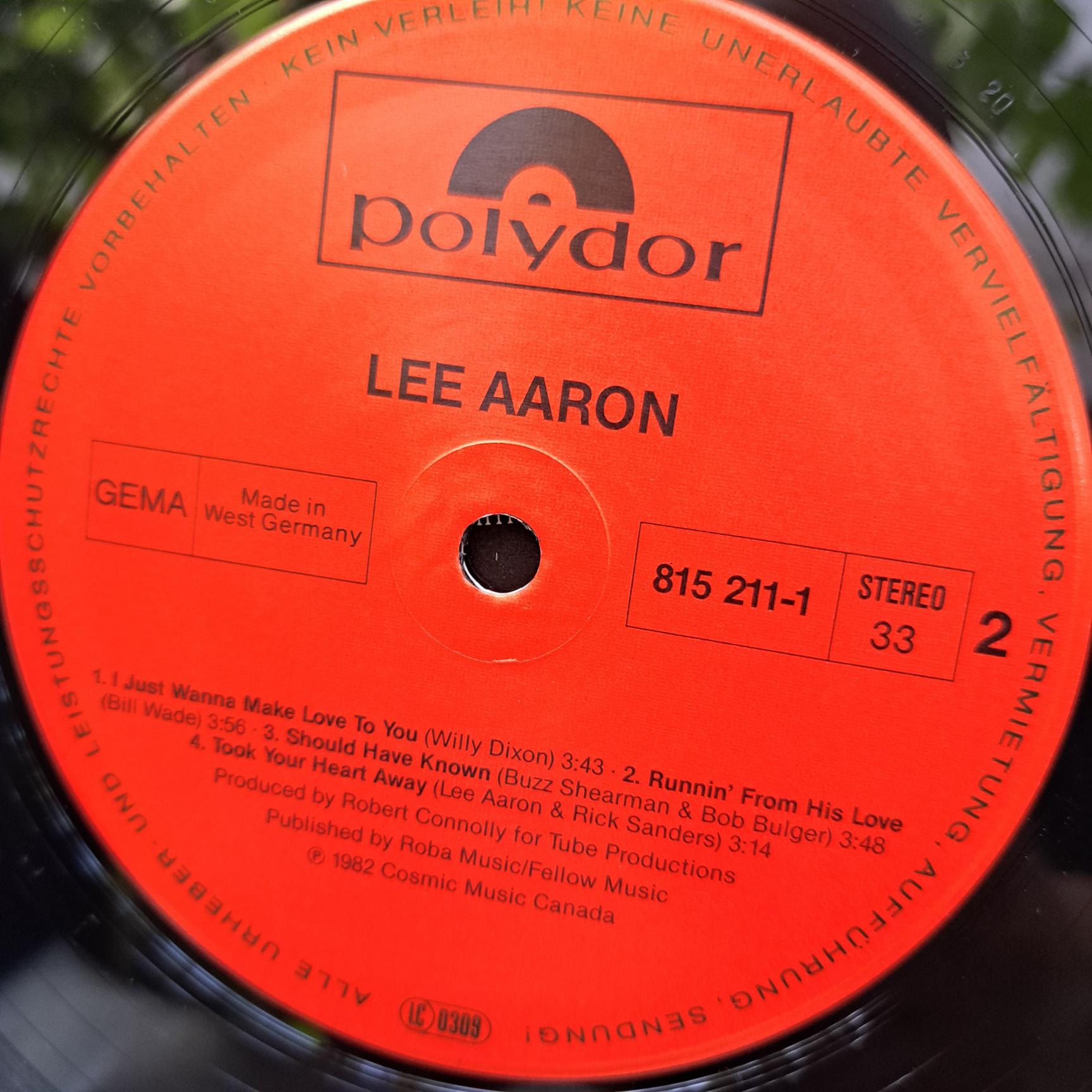 Lee Aaron – Lee Aaron Disc VINIL LP VG+ (BOX5) - imagine 3
